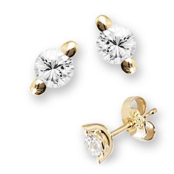 2 Krappen in Gelbgold 585 mit 2x 0,5 ct. Brillant tw, vs von 123gold - E-2TPI6-G5-1IV5S6Z 2 Krappen in Gelbgold 585 mit 2x 0,5 ct. Brillant tw, vs von 123gold - E-2TPI6-G5-1IV5S6Z