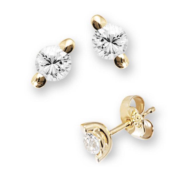 2 Krappen in Gelbgold 585 mit zus. 0,4 ct. Brillant tw, vs von 123gold - E-2TPI0-G5-3QAIVZ 2 Krappen in Gelbgold 585 mit zus. 0,4 ct. Brillant tw, vs von 123gold - E-2TPI0-G5-3QAIVZ