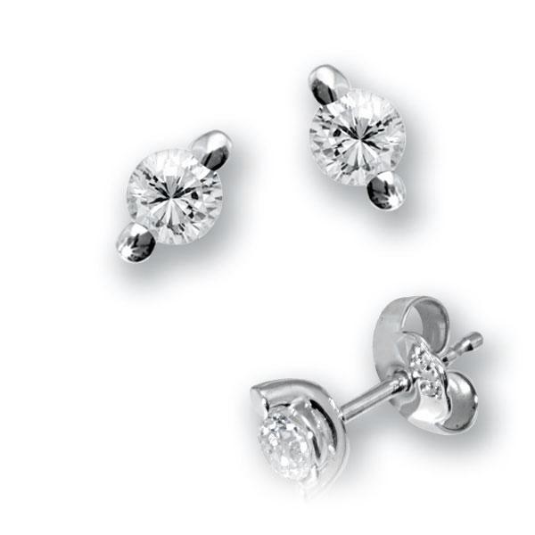 2 Krappen in Weissgold 585 mit zus. 0,3 ct. Brillant tw, vs von 123gold - E-2TPIE-W5-3QAIUZ 2 Krappen in Weissgold 585 mit zus. 0,3 ct. Brillant tw, vs von 123gold - E-2TPIE-W5-3QAIUZ