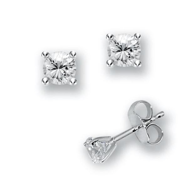 4 Krappen in Weissgold 585 mit zus. 0,3 ct. Brillant tw, vs von 123gold - E-2TP49-W5-1UBB2Z 4 Krappen in Weissgold 585 mit zus. 0,3 ct. Brillant tw, vs von 123gold - E-2TP49-W5-1UBB2Z