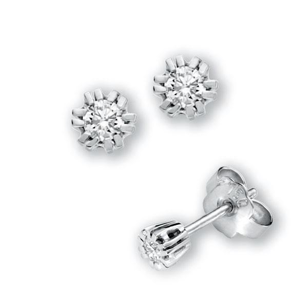 6 Doppelkrappen, in Weißgold 585 mit zus. 0,15 ct. Brillant tw, si von 123gold - E-3WK8Y-W5-1PVCPHZ 6 Doppelkrappen, in Weißgold 585 mit zus. 0,15 ct. Brillant tw, si von 123gold - E-3WK8Y-W5-1PVCPHZ