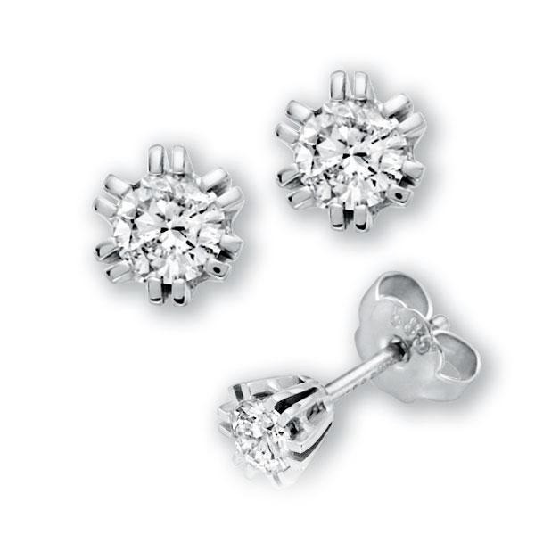 6 Doppelkrappen, in Weißgold 585 mit zus. 0,5 ct. Brillant tw, vs von 123gold - E-3CXGQ-W5-1TUYSZ 6 Doppelkrappen, in Weißgold 585 mit zus. 0,5 ct. Brillant tw, vs von 123gold - E-3CXGQ-W5-1TUYSZ