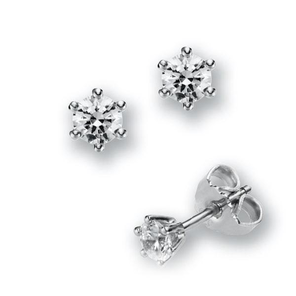 6 Krappen in Weißgold 585 mit zus. 0,2 ct. Brillant tw, vs von 123gold - E-2TNXY-W5-1TUYLZ 6 Krappen in Weißgold 585 mit zus. 0,2 ct. Brillant tw, vs von 123gold - E-2TNXY-W5-1TUYLZ