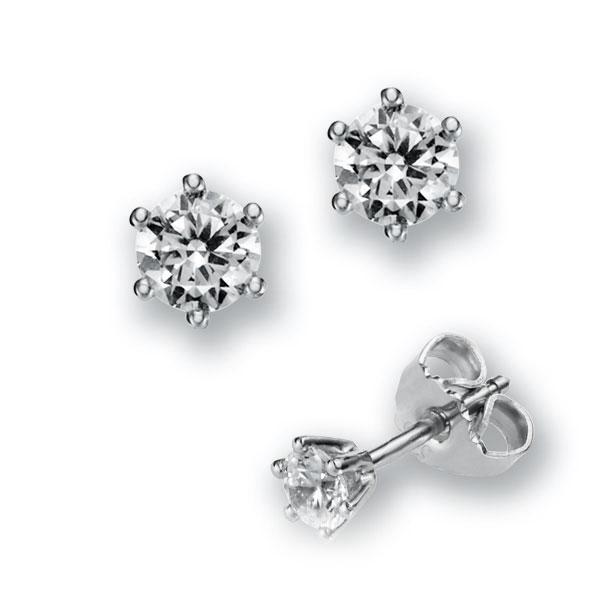 6 Krappen in Weißgold 585 mit zus. 0,5 ct. Brillant tw, vs von 123gold - E-2TNY4-W5-1TUYSZ 6 Krappen in Weißgold 585 mit zus. 0,5 ct. Brillant tw, vs von 123gold - E-2TNY4-W5-1TUYSZ