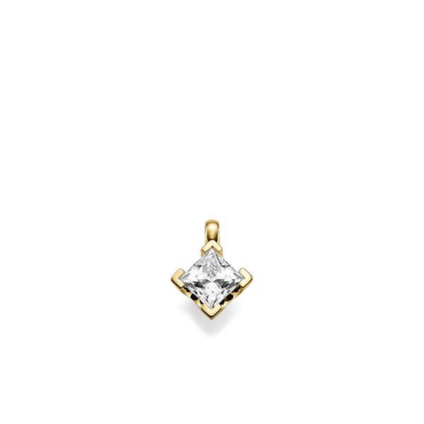Anhänger in Gelbgold 585 mit 0,7 ct. Prinzess-Diamant tw, vs von acredo - A-XESR6-G5-1JUILLZ Anhänger in Gelbgold 585 mit 0,7 ct. Prinzess-Diamant tw, vs von acredo - A-XESR6-G5-1JUILLZ