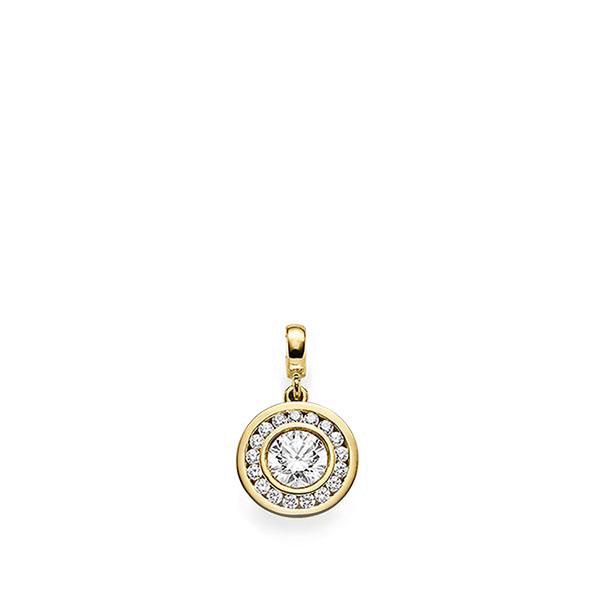 Anhänger in Gelbgold 585 mit 1 ct. + zus. 0,255 ct. Brillant tw, si von acredo - A-X2KBG-G5-1R7LM6Z Anhänger in Gelbgold 585 mit 1 ct. + zus. 0,255 ct. Brillant tw, si von acredo - A-X2KBG-G5-1R7LM6Z