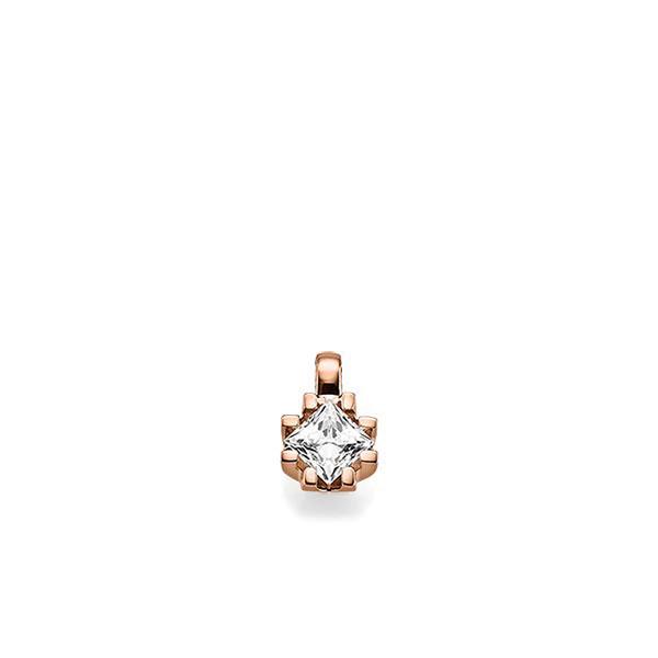 Anhänger in Rotgold 585 mit 1 ct. Prinzess-Diamant tw, vs von acredo - A-XGG4B-R5-1JGHL1Z Anhänger in Rotgold 585 mit 1 ct. Prinzess-Diamant tw, vs von acredo - A-XGG4B-R5-1JGHL1Z