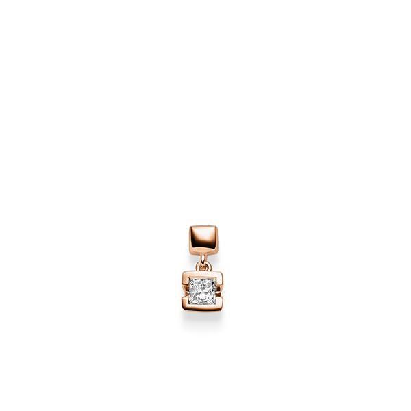 Anhänger in Rotgold 585 mit zus. 0,25 ct. Prinzess-Diamant tw, si von acredo - A-X471W-R5-1JSUPBZ Anhänger in Rotgold 585 mit zus. 0,25 ct. Prinzess-Diamant tw, si von acredo - A-X471W-R5-1JSUPBZ