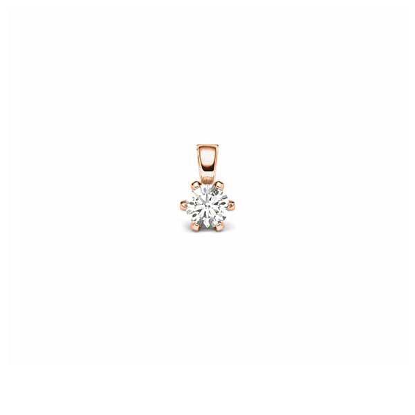 Anhänger in Rotgold 585 mit zus. 0,2 ct. Brillant tw, si von acredo - A-11L0VI-R5-1S06S0Z Anhänger in Rotgold 585 mit zus. 0,2 ct. Brillant tw, si von acredo - A-11L0VI-R5-1S06S0Z