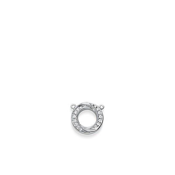 Anhänger in Weissgold 585 mit zus. 0,112 ct. tw, si von acredo - A-ZMZ5R-W5-1QP20CZ Anhänger in Weissgold 585 mit zus. 0,112 ct. tw, si von acredo - A-ZMZ5R-W5-1QP20CZ