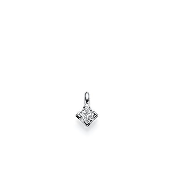 Anhänger in Weißgold 585 mit zus. 0,2 ct. Prinzess-Diamant tw, vs von acredo - A-X2TYR-W5-1KVGB1Z Anhänger in Weißgold 585 mit zus. 0,2 ct. Prinzess-Diamant tw, vs von acredo - A-X2TYR-W5-1KVGB1Z