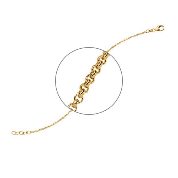 armband in geelgoud 14 kt. van acredo - A-ZTZ30-G5 armband in geelgoud 14 kt. van acredo - A-ZTZ30-G5