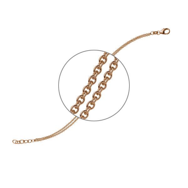 armband in roodgoud 14 kt. van acredo - A-ZTZ00-R5 armband in roodgoud 14 kt. van acredo - A-ZTZ00-R5