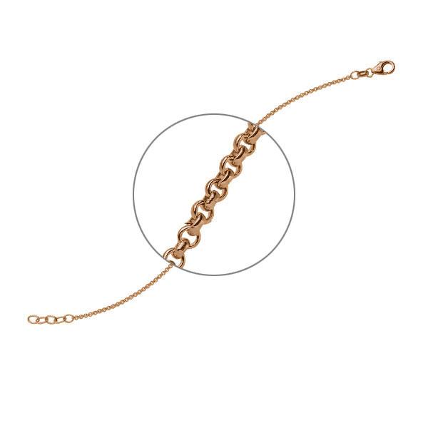 Armband in Rotgold 585 von acredo - A-ZTZ31-R5 Armband in Rotgold 585 von acredo - A-ZTZ31-R5