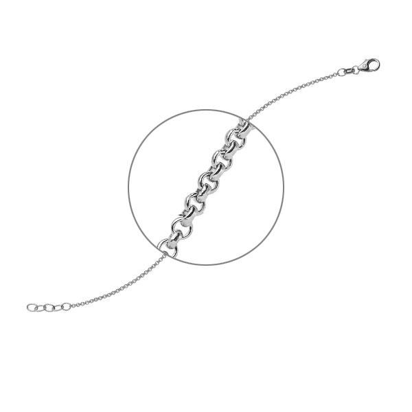 armband in witgoud 14 kt. van acredo - A-ZTZ2Z-W5 armband in witgoud 14 kt. van acredo - A-ZTZ2Z-W5