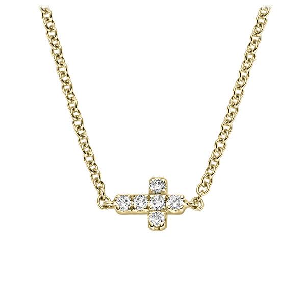 Collier in geelgoud 14 kt. met in totaal 0,18 ct. tw/si - BD-13KRBE-G5-1XA7KYZ Collier in geelgoud 14 kt. met in totaal 0,18 ct. tw/si - BD-13KRBE-G5-1XA7KYZ