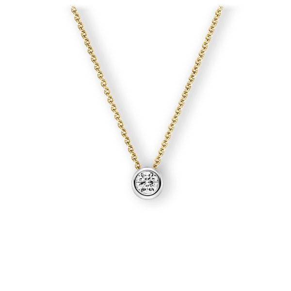 Collier in geelgoud 14 kt. witgoud 14 kt. met 0,5 ct. Briljant tw,vs van Eternal Touch - E-3WJH7-GW5-1IV4L1Z Collier in geelgoud 14 kt. witgoud 14 kt. met 0,5 ct. Briljant tw,vs van Eternal Touch - E-3WJH7-GW5-1IV4L1Z