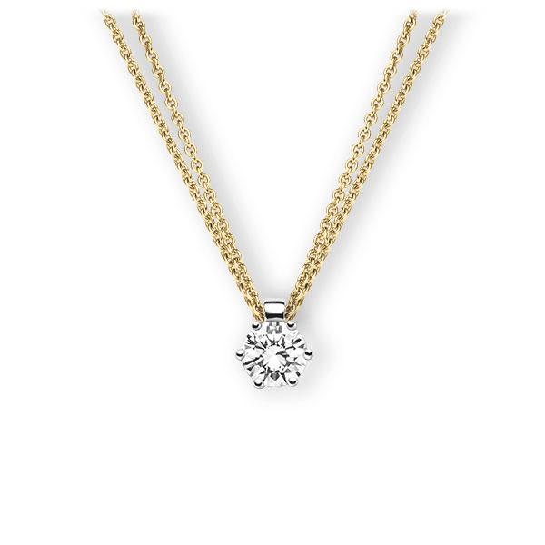 Collier in geelgoud 14 kt. witgoud 14 kt. met 0,7 ct. Briljant tw,vs van Eternal Touch - E-3VBMB-GW5-1IV4Y1Z Collier in geelgoud 14 kt. witgoud 14 kt. met 0,7 ct. Briljant tw,vs van Eternal Touch - E-3VBMB-GW5-1IV4Y1Z