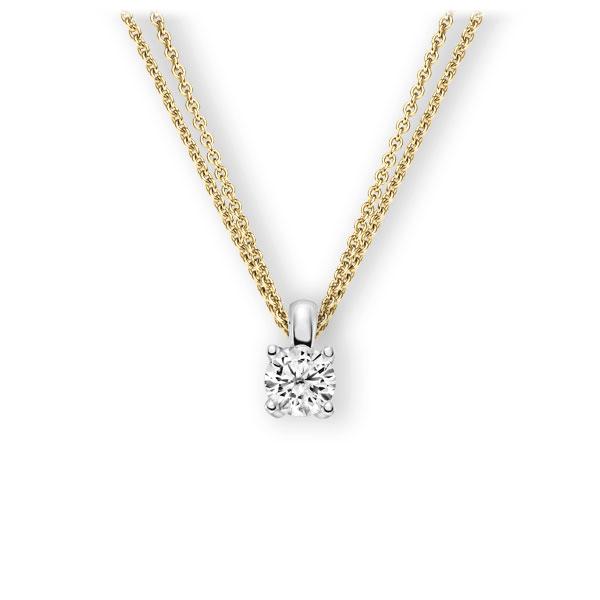 Collier in geelgoud 14 kt. witgoud 14 kt. met 0,7 ct. Briljant tw,vs van Eternal Touch - E-3WIEC-GW5-1IV4J1Z Collier in geelgoud 14 kt. witgoud 14 kt. met 0,7 ct. Briljant tw,vs van Eternal Touch - E-3WIEC-GW5-1IV4J1Z