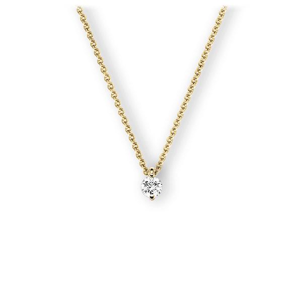 Collier in Gelbgold 585 mit 0,3 ct. Brillant tw, vs von 123gold - E-3VBKX-GG5-1IV5RBZ Collier in Gelbgold 585 mit 0,3 ct. Brillant tw, vs von 123gold - E-3VBKX-GG5-1IV5RBZ