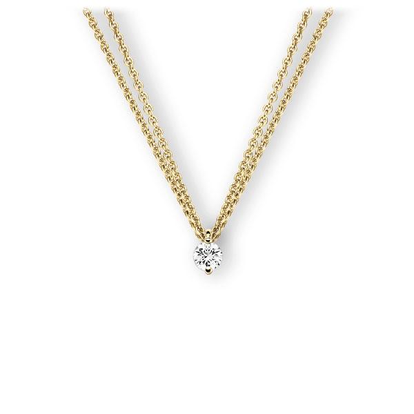 Collier in Gelbgold 585 mit 0,3 ct. Brillant tw, vs von 123gold - E-3VBLY-GG5-1IV5RBZ Collier in Gelbgold 585 mit 0,3 ct. Brillant tw, vs von 123gold - E-3VBLY-GG5-1IV5RBZ