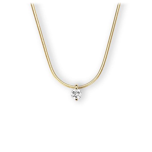 Collier in Gelbgold 585 mit 0,3 ct. Brillant tw, vs von 123gold - E-3VBUC-GG5-1IV5RBZ Collier in Gelbgold 585 mit 0,3 ct. Brillant tw, vs von 123gold - E-3VBUC-GG5-1IV5RBZ