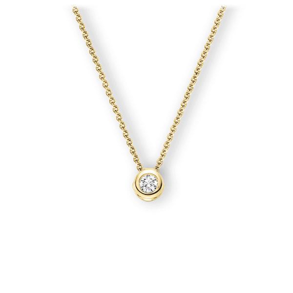 Collier in Gelbgold 585 mit 0,3 ct. Brillant tw, vs von 123gold - E-3WJ1N-GG5-1IV5DGZ Collier in Gelbgold 585 mit 0,3 ct. Brillant tw, vs von 123gold - E-3WJ1N-GG5-1IV5DGZ