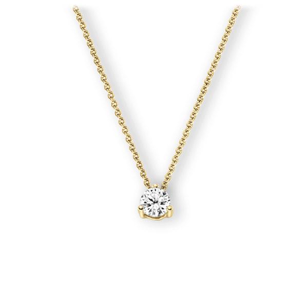 Collier in Gelbgold 585 mit 0,5 ct. Brillant tw, vs von 123gold - E-3WK3G-GG5-1IV4KGZ Collier in Gelbgold 585 mit 0,5 ct. Brillant tw, vs von 123gold - E-3WK3G-GG5-1IV4KGZ