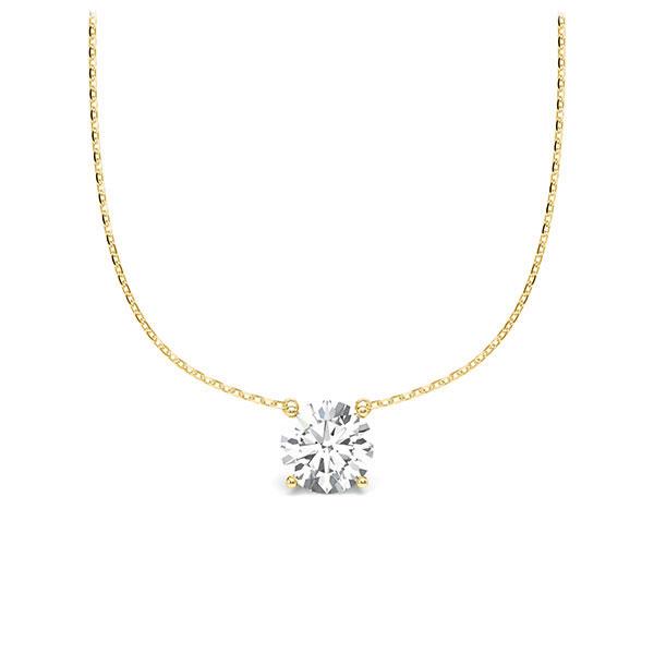 Collier in Gelbgold 585 mit 0,5 ct. Brillant tw, vs von Steinberg - Q-ZLLH5-GG5-1IV4KGZ Collier in Gelbgold 585 mit 0,5 ct. Brillant tw, vs von Steinberg - Q-ZLLH5-GG5-1IV4KGZ