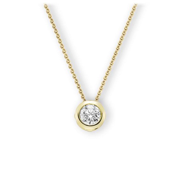 Collier in Gelbgold 585 mit 0,7 ct. Brillant tw, vs von 123gold - E-3WJ0Z-GG5-1IV4XRZ Collier in Gelbgold 585 mit 0,7 ct. Brillant tw, vs von 123gold - E-3WJ0Z-GG5-1IV4XRZ