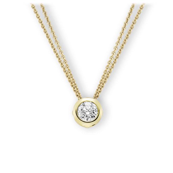 Collier in Gelbgold 585 mit 0,7 ct. Brillant tw, vs von 123gold - E-3WJ2F-GG5-1IV4XRZ Collier in Gelbgold 585 mit 0,7 ct. Brillant tw, vs von 123gold - E-3WJ2F-GG5-1IV4XRZ