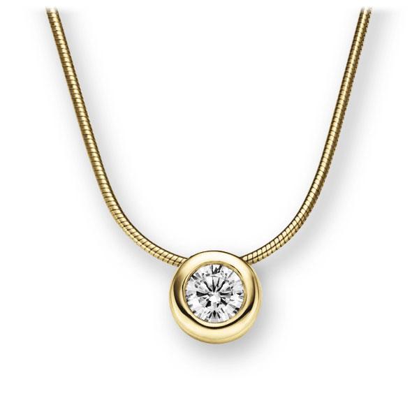 Collier in Gelbgold 585 mit 1 ct. Brillant tw, vs von 123gold - E-2TWY2-GG5-1IV64GZ Collier in Gelbgold 585 mit 1 ct. Brillant tw, vs von 123gold - E-2TWY2-GG5-1IV64GZ