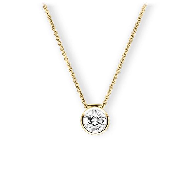 Collier in Gelbgold 585 mit 1 ct. Brillant tw, vs von 123gold - E-3VB3K-GG5-1IV64GZ Collier in Gelbgold 585 mit 1 ct. Brillant tw, vs von 123gold - E-3VB3K-GG5-1IV64GZ