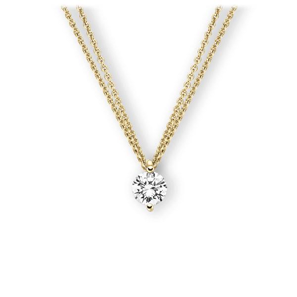 Collier in Gelbgold 585 mit 1 ct. Brillant tw, vs von 123gold - E-3VBM2-GG5-1IV5SGZ Collier in Gelbgold 585 mit 1 ct. Brillant tw, vs von 123gold - E-3VBM2-GG5-1IV5SGZ