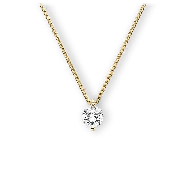 Collier in Gelbgold 585 mit 1 ct. Brillant tw, vs von 123gold - E-3WI31-GG5-1IV5SGZ Collier in Gelbgold 585 mit 1 ct. Brillant tw, vs von 123gold - E-3WI31-GG5-1IV5SGZ