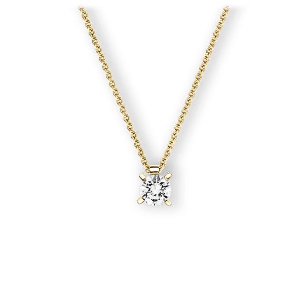 Collier in Gelbgold 585 mit 1 ct. Brillant tw, vs von 123gold - E-3WI58-GG5-1IV6K6Z Collier in Gelbgold 585 mit 1 ct. Brillant tw, vs von 123gold - E-3WI58-GG5-1IV6K6Z