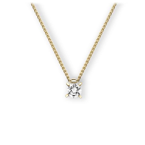 Collier in Gelbgold 585 mit 1 ct. Brillant tw, vs von 123gold - E-3WIAK-GG5-1IV6K6Z Collier in Gelbgold 585 mit 1 ct. Brillant tw, vs von 123gold - E-3WIAK-GG5-1IV6K6Z