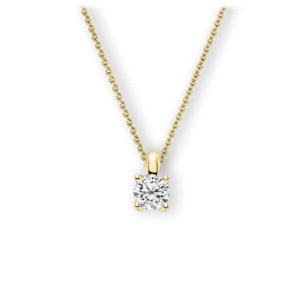 Collier in Gelbgold 585 mit 1 ct. Brillant tw, vs von 123gold - E-3WICD-GG5-1IV6K6Z Collier in Gelbgold 585 mit 1 ct. Brillant tw, vs von 123gold - E-3WICD-GG5-1IV6K6Z