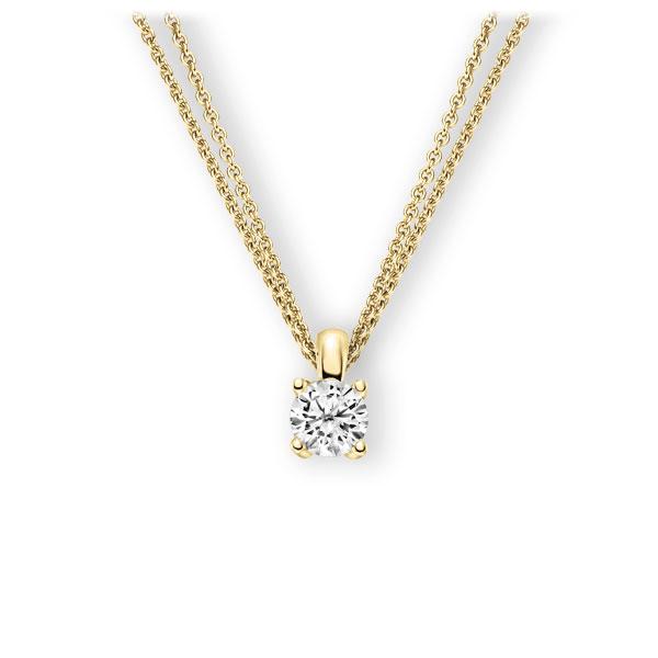 Collier in Gelbgold 585 mit 1 ct. Brillant tw, vs von 123gold - E-3WIE8-GG5-1IV6K6Z Collier in Gelbgold 585 mit 1 ct. Brillant tw, vs von 123gold - E-3WIE8-GG5-1IV6K6Z