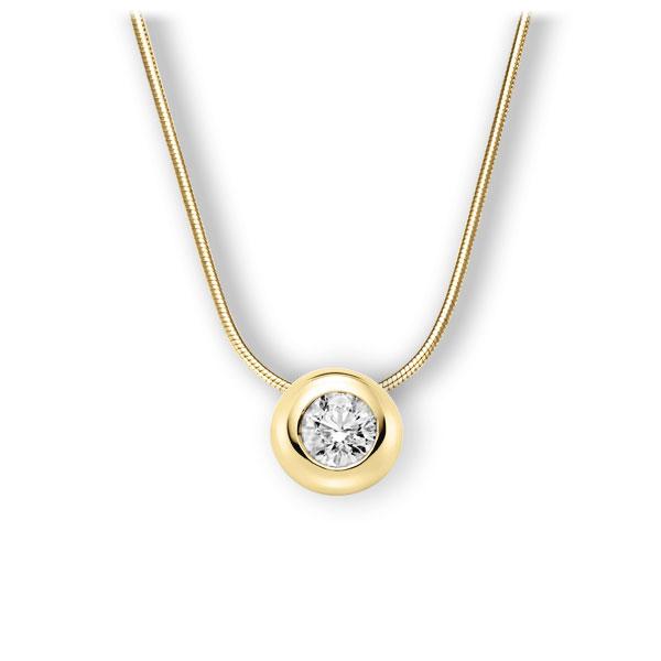 Collier in Gelbgold 585 mit 1 ct. Brillant tw, vs von 123gold - E-3WJA8-GG5-1IV64GZ Collier in Gelbgold 585 mit 1 ct. Brillant tw, vs von 123gold - E-3WJA8-GG5-1IV64GZ