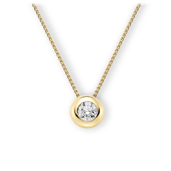 Collier in Gelbgold 585 mit 1 ct. Brillant tw, vs von 123gold - E-3WJFX-GG5-1IV64GZ Collier in Gelbgold 585 mit 1 ct. Brillant tw, vs von 123gold - E-3WJFX-GG5-1IV64GZ