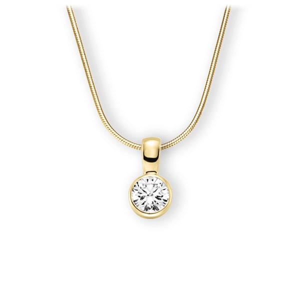 Collier in Gelbgold 585 mit 1 ct. Brillant tw, vs von 123gold - E-3WK2A-GG5-1IV64GZ Collier in Gelbgold 585 mit 1 ct. Brillant tw, vs von 123gold - E-3WK2A-GG5-1IV64GZ