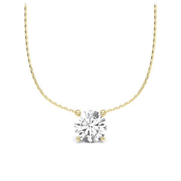 Collier in Gelbgold 585 mit 1 ct. Brillant tw, vs von Steinberg - Q-ZLLMW-GG5-1IV6K6Z Collier in Gelbgold 585 mit 1 ct. Brillant tw, vs von Steinberg - Q-ZLLMW-GG5-1IV6K6Z
