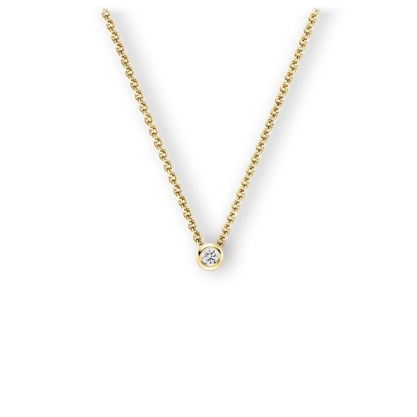 Collier in Gelbgold 585 mit zus. 0,1 ct. Brillant tw, vs von 123gold - E-3WJGH-GG5-1Z8K4Z Collier in Gelbgold 585 mit zus. 0,1 ct. Brillant tw, vs von 123gold - E-3WJGH-GG5-1Z8K4Z