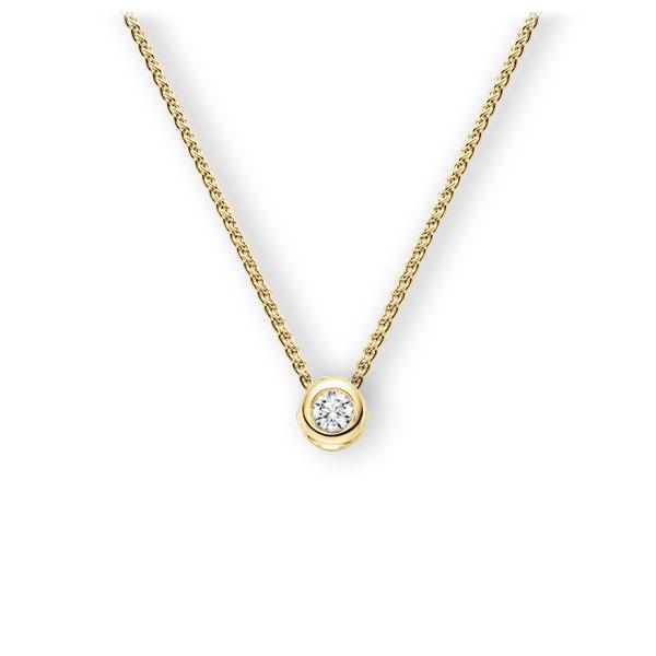 Collier in Gelbgold 585 mit zus. 0,25 ct. Brillant tw, vs von 123gold - E-3WJ4R-GG5-2KTPHZ Collier in Gelbgold 585 mit zus. 0,25 ct. Brillant tw, vs von 123gold - E-3WJ4R-GG5-2KTPHZ