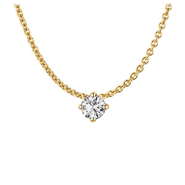 Collier in Gelbgold 585 mit zus. 0,2 ct. Brillant w, si von 123gold - E-13C1PR-GG5-2H79BZ Collier in Gelbgold 585 mit zus. 0,2 ct. Brillant w, si von 123gold - E-13C1PR-GG5-2H79BZ