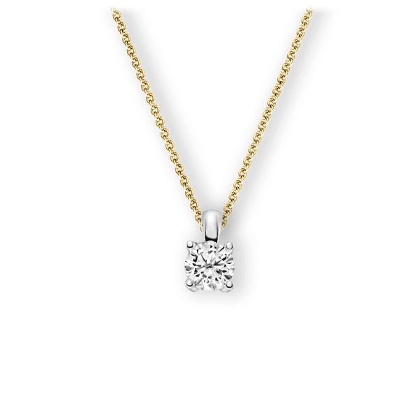 Collier in Gelbgold 585 Weißgold 585 mit 1 ct. Brillant tw, vs von 123gold - E-3WIDJ-GW5-1IV6K6Z Collier in Gelbgold 585 Weißgold 585 mit 1 ct. Brillant tw, vs von 123gold - E-3WIDJ-GW5-1IV6K6Z