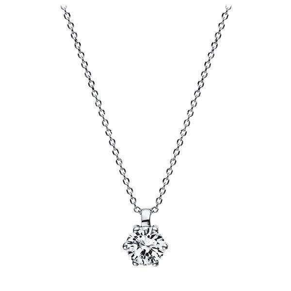 Collier in Platin 950 mit zus. 0,25 ct. Brillant tw, si - BD-13LQEM-W9-1XA3T6Z Collier in Platin 950 mit zus. 0,25 ct. Brillant tw, si - BD-13LQEM-W9-1XA3T6Z