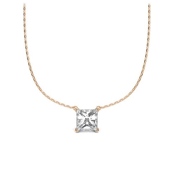 Collier in Rotgold 585 mit 0,5 ct. Prinzess-Diamant tw, vs von Steinberg - Q-ZLEZ6-RR5-UZDHGZ Collier in Rotgold 585 mit 0,5 ct. Prinzess-Diamant tw, vs von Steinberg - Q-ZLEZ6-RR5-UZDHGZ