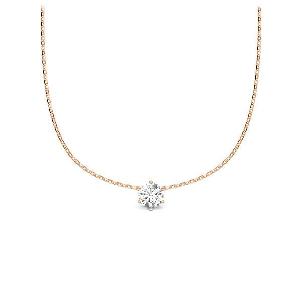 Collier in Rotgold 585 mit zus. 0,1 ct. Brillant tw, si von Steinberg - Q-ZLCQK-RR5-1U0YMBZ Collier in Rotgold 585 mit zus. 0,1 ct. Brillant tw, si von Steinberg - Q-ZLCQK-RR5-1U0YMBZ